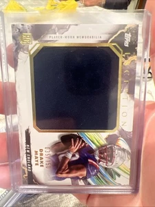 2024 Topps Inception Drake Maye RC Jumbo Relic 035/150 - Picture 1 of 3