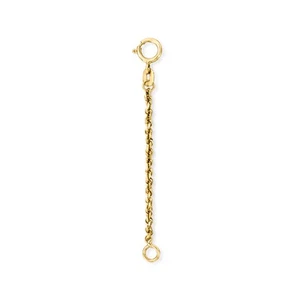 Ross-Simons 1.8mm 14kt Yellow Gold Rope-Chain Necklace Extender. 2 inches - Picture 1 of 6
