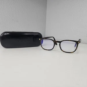Gucci GG0122O 002 Eyeglasses Frame 50-21-145 Tortoise Bee Logo Rectangular Unise - Picture 1 of 14