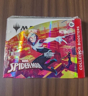 MTG Marvel Spider-Man Collector Booster Box English Version Factory Sealed - Image 1 of 4
