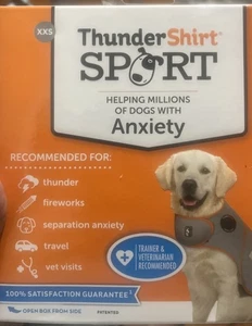 ThunderShirt Sport Tg XX Gilet Calmante Sollievo Ansia per Cani di Piccola Taglia - Foto 1 di 1