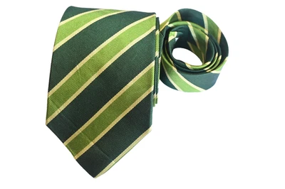 CORBATA HOMBRE BEN PLATA VERDE/RAYAS Ancho: 3.3/8" Largo: 59" Foto 1 de 3