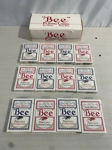 Carte da gioco vintage Bee n.97 Club Special Pinochle 12 confezioni sigillate - Foto 1 di 14