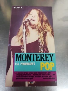 Used D.A. Pennebaker's Monterey Pop (VHS, 1968) - Picture 1 of 4