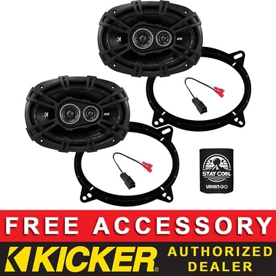 KICKER DSC69304 6"X9" OEM SPEAKER REPLACEMENT KIT FOR TOYOTA CAMRY 2021-2024 - Image 1 of 4