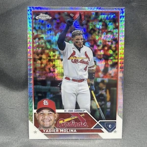 2023 Topps Chrome Yadier Molina X-Fractor #14 Cardinals - Imagen 1 de 2