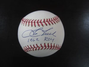 Tom Tresh Autograph Signed Baseball New York Yankees ROY 1962 - Picture 1 of 1