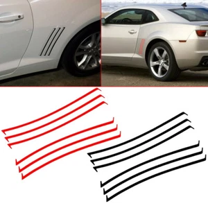 6pcs Vent Insert Stripes Decal Inlay Sticker For Chevy Camaro SS RS LS 2010-2015 - Foto 1 di 12