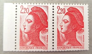 FRANCE Yvert N°2376.Variété: barre verticale sur 0.de 2,20 timbre de droite. - Imagen 1 de 1