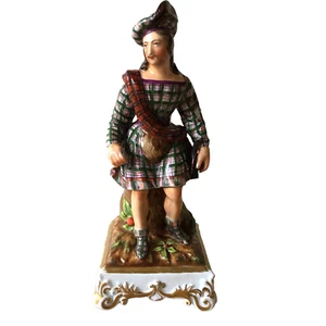 19th c Staffordshire Pottery Figure of Rob Roy - Picture 1 of 14