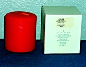 PartyLite FOGLIE DI DIVERTIMENTO 3"x3" Candela a colonna piatta, nuova/vecchio stock C03435 - Foto 1 di 2