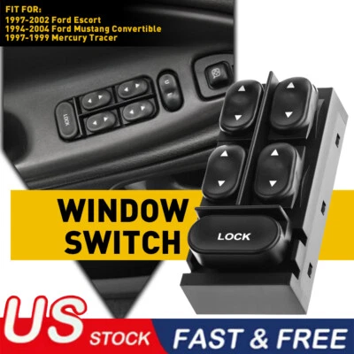 INTERRUPTOR DE VENTANA ELÉCTRICA 11 pines F4ZZ-14529-B F4ZZ14529B PARA FORD MUSTANG 1994-2004 Foto 1 de 4