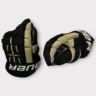 Pro Stock Game Used 13” Bauer 4-Roll Pittsburgh Penguins Hockey Gloves Dupuis