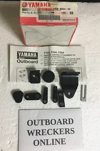 GENUINE YAMAHA PARTIAL REMOTE CONTROL ATTACHMENT KIT F15 F20A F25A 65W-48501-00 - Picture 1 of 2