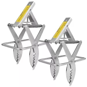 2PCS Galvanized Steel Mole Traps Metal Gopher Traps For Backyards Gardens Fields - Picture 1 of 13