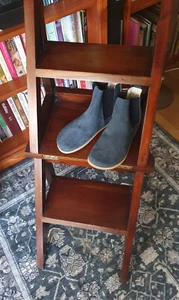 SVONY - Women's Chelsea Barefoot Leather/Suede Boots - Picture 1 of 6