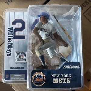 McFarlane Cooperstown Colecciones Mets de Nueva York Variante Willie Mays Serie 2 - Imagen 1 de 4