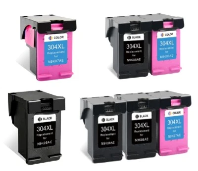 ILLICOENCRE Cartouches d'encre compatibles HP 304 XL Imprimantes DeskJet Envy 2620 2621 2622