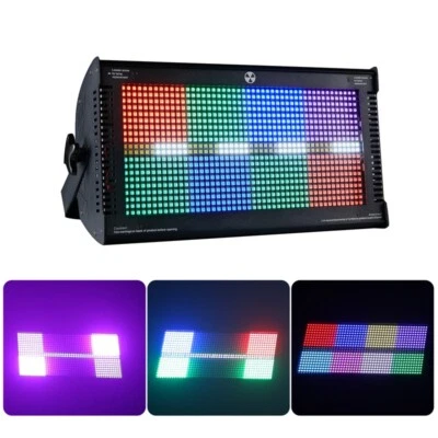 US 1000W LED Strobe Light Martin 16 Sections Color Change DMX Atomic Flash light - Image 1 of 4