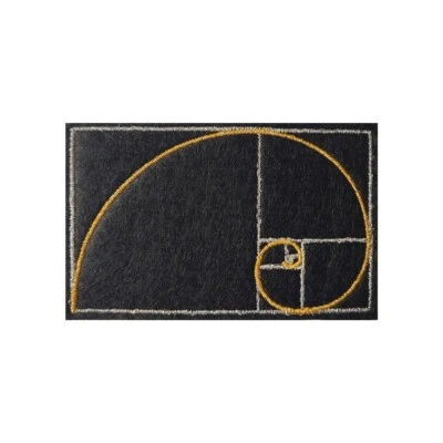 Golden Ratio Patch Embroidered Iron-On 3" - Image 1 of 4