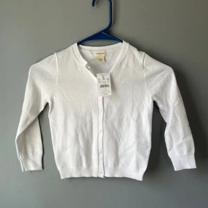 Crewcuts NWT White Cardigan for Kids XS 4-5 - Picture 1 of 6