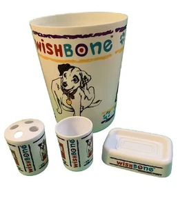Wishbone Big Feats!  Vintage Papierkorb & Seifenschale, Zahnbürstenhalter & Becher - Bild 1 von 14