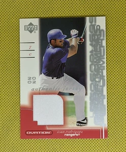 2002 Upper Deck Ovation Lead Perfomers Jerseys Ivan Rodriguez #LP-IR HOF - Bild 1 von 2
