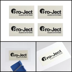 Adesivo distintivo logo Pro-Ject AUDIO SYSTEM decalcomania impermeabile 43 mm (1,69"X22 mm (0,86" - Foto 1 di 12