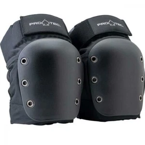 Pro-Tec Pads Street Knieschützer offener Rücken schwarz ERWACHSENE - Bild 1 von 2