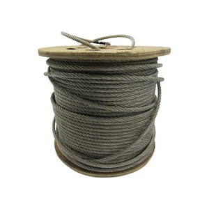 Cable de cable de acero inoxidable 1,5 mm - 8 mm (carrete de 100 m 7 x 19 aparejos marino) - Imagen 1 de 15