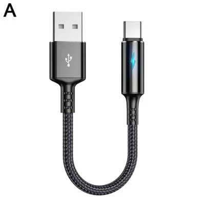 1Pcs USB to Type C Charger Cable Short Data Cable Fast Cord Data Charging L9O2 - Image 1 of 4