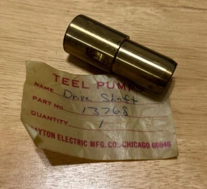 DAYTON TEEL PUMPS 13768 BRASS DRIVE SHAFT 1” OD 7/8” 5/8” ID .190” Key - Picture 1 of 7