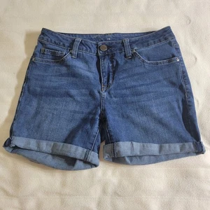 Seven7 Weekend Women’s Denim Short Size 4 Inseam 5" Rolled Cuff - Picture 1 of 11