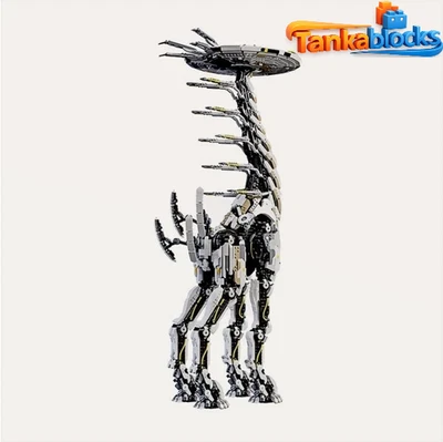 MOC Plus-Size Version Tallneck 7401 Pieces Bricks Toy Machine Animal Model - Image 1 of 4