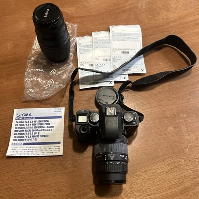 Sigma SA-7N Camera 28-80mm 70-300mm  Lens Not Tested - Image 1 of 4