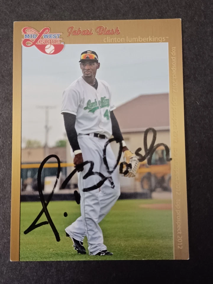 Jabari Blash Signed 2012 Midwest League Top Prospect - Clinton LumberKings - Image 1 of 1