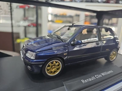 Renault Clio Williams Blue 1993 1:18 Norev - Immagine 1 di 4