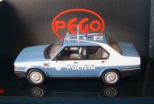 ALFA ROMEO 90 E BERLINA POLIZIA SQUADRA VOLANTE PEGO PG1046 1/43 ITALIA POLICE - Picture 1 of 1