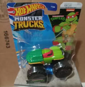 HOT WHEELS MONSTER TRUCKS. NINJA TURTLES.RAPHAEL. - Picture 1 of 1