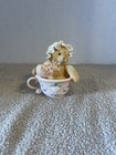 Cherished Teddies Marilyn 3" eine Tasse Full Cheer Bär in rosa Teetasse - #135682