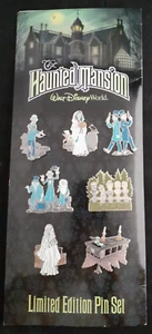 WDW The Haunted Mansion Collector 7 Pin Set~LE 500~2008~Set # 60179~BRAND NEW! - Picture 1 of 8