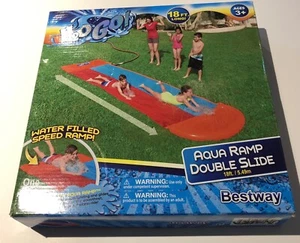 Bestway Water slide H2O GO AQUA RAMP double Slide 18ft/5.49m - Picture 1 of 1