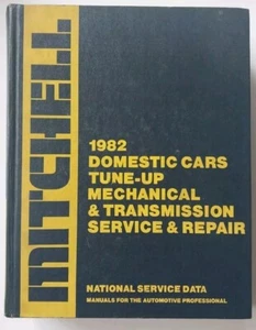 Mitchell 1982 Domestic Cars Tune-up Mechanical & Transmission Service & Repair - Picture 1 of 7