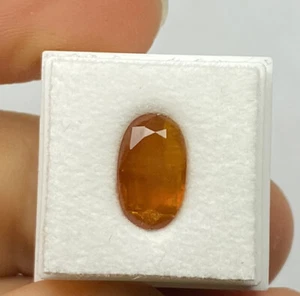 Facetador, naranja DISTEN/KYANITA (1,60 quilates) naranja cianita faceta, Tanzania - Imagen 1 de 2