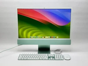 Apple iMac 24" M1 8-Core CPU 8-Core GPU 16 GB RAM 256 GB SSD Grün refurbished - Bild 1 von 6