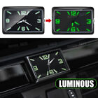 Car Clock Interior Dashboard Stick-On Watch Quartz Luminous Clock Accessories