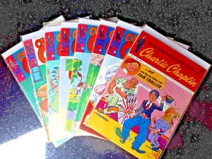 COMICS "CHARLIE CHAPLIN", Bildschriften 1973, 8 Bände, Zustand 3 bb - Bild 1 von 1
