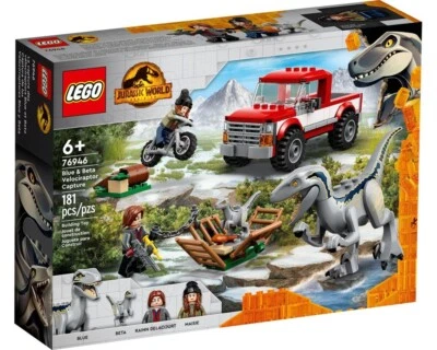 LEGO 76946 Blue & Beta Velociraptor Capture JURASSIC WORLD 6+ Sealed/New - Image 1 of 3