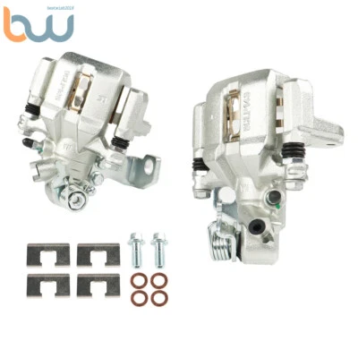 2pc for Acura ILX CSX 2006-2014 2015 Honda Civic Rear Brake Calipers w/ Bracket - Image 1 of 4