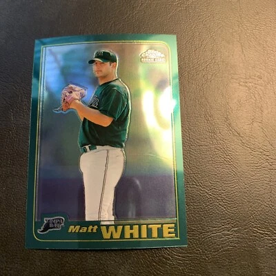 Cb51c 2001 Topps chrome traded￼ T 250 matt white Tampa Bay rays￼ - Image 1 of 2
